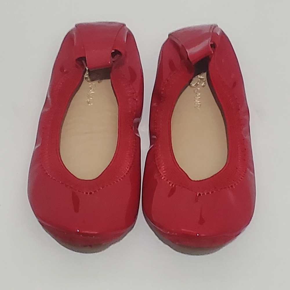 Yosi Samra Nina Girl's Red Ballet Slippers Size 9C